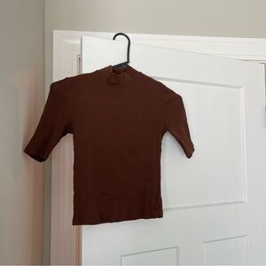 Zara Fitted Knit Crop Top